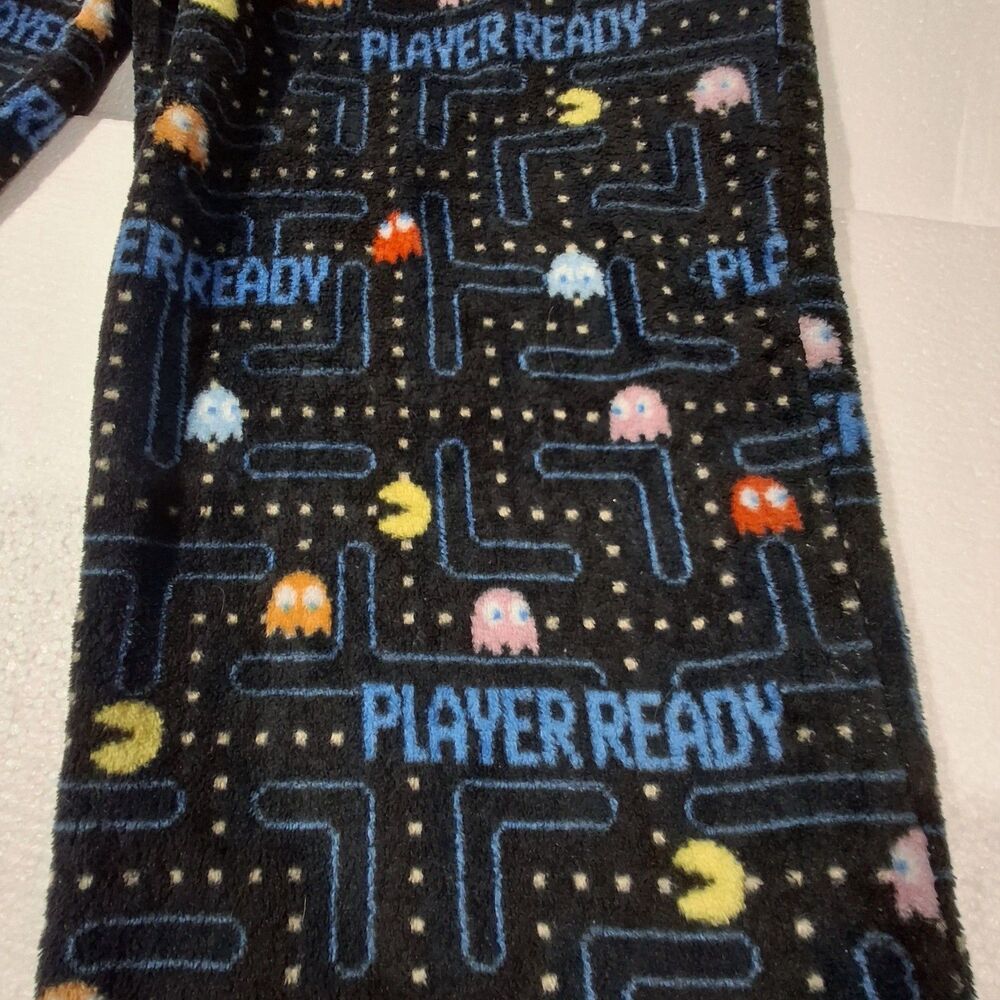 Bandai Namco Pac Man Lg Player Ready Comfy Fleece Lounge Sleep Pants - Picture 3 of 10
